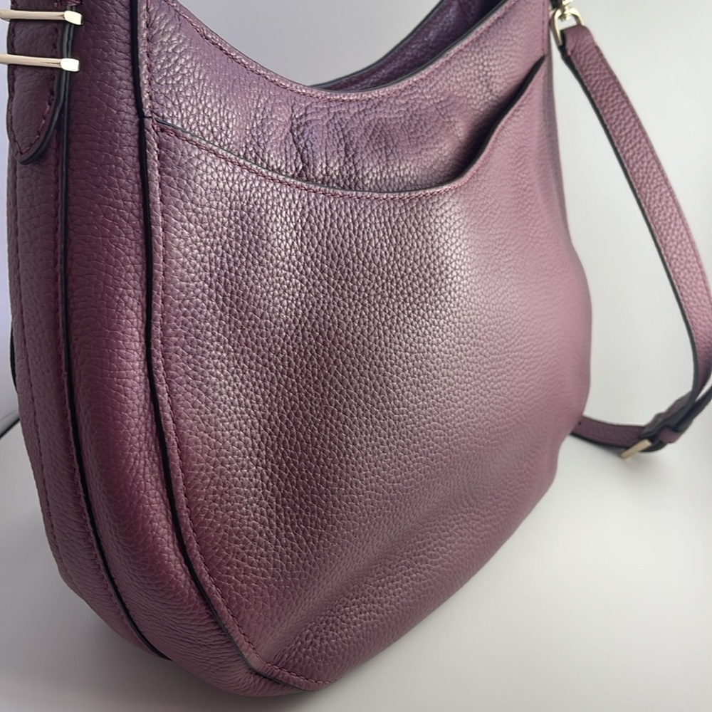 Kate Spade Oakwood Street Pebbled Leather Hobo Crossbody Bag - Picture 6 of 16